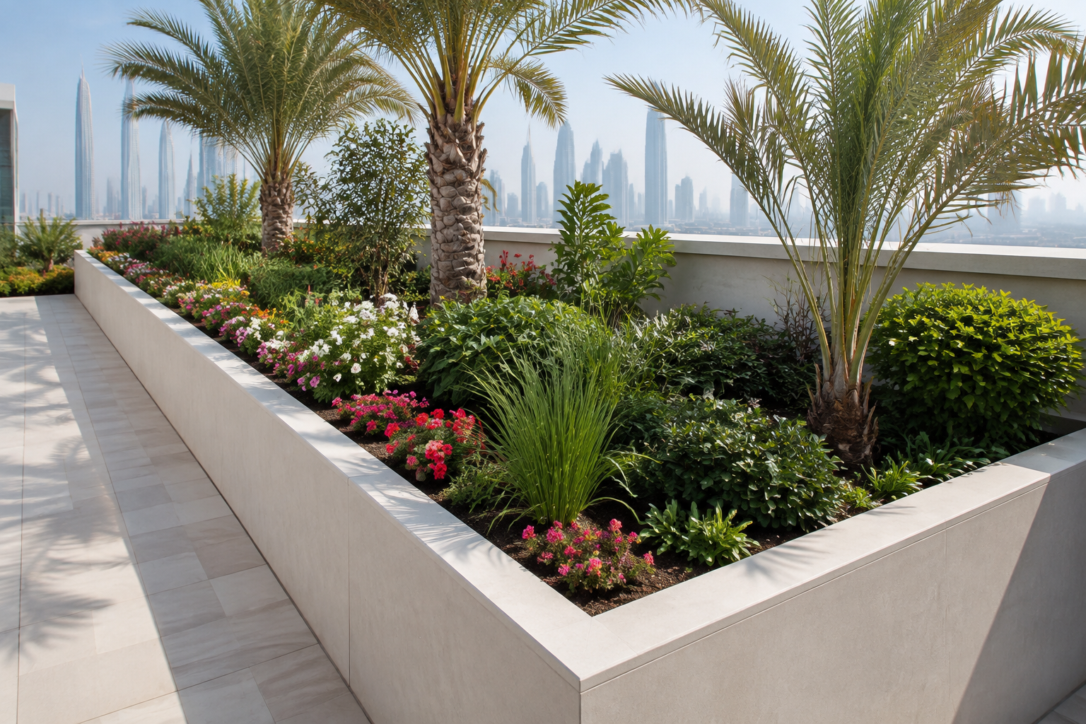 Final View of the Completed Planter