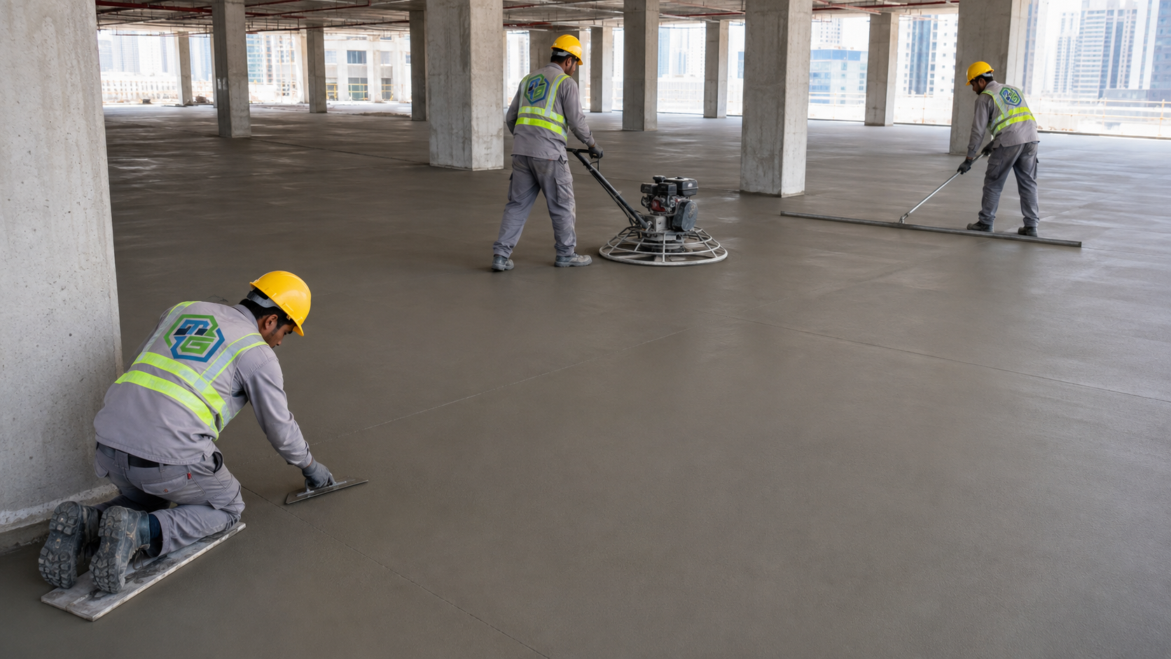 Professional floor screeding works by Thermal Guard Insulation