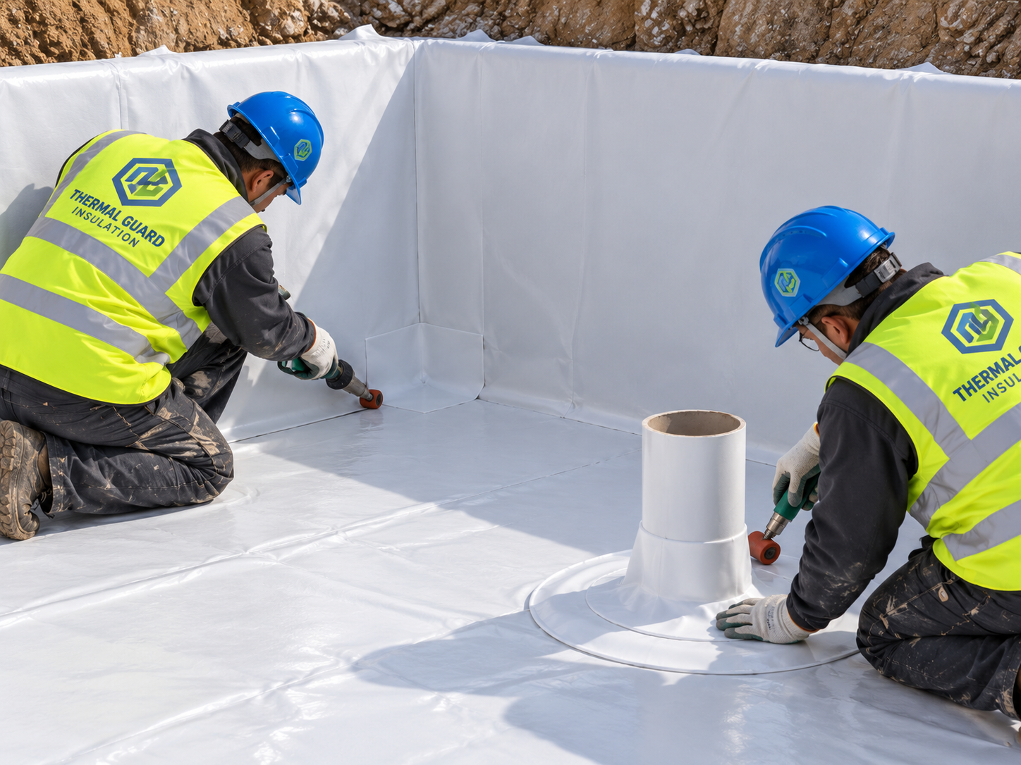 Corner treatment and penetration detail